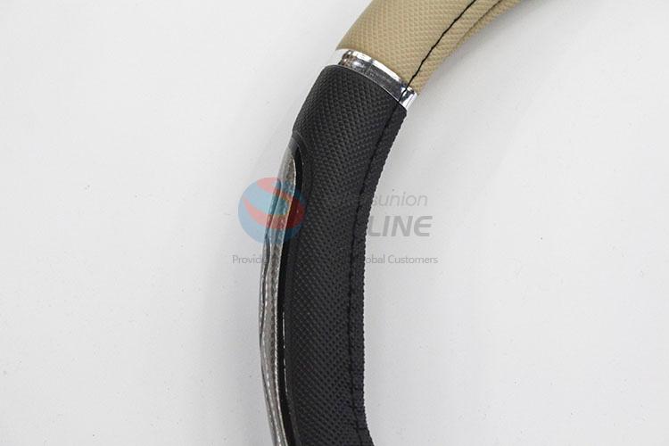 Popular Wholesale Leather Automobiles Car Steering Wheel Cover