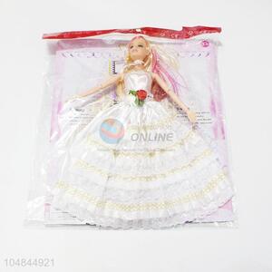 Excellent Quality 11 Cun Wedding Dress Dolls Plastic Model Toys for Kids