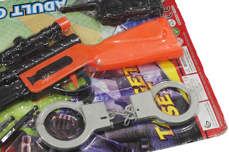 Top quality cheap kids gun toys police play set