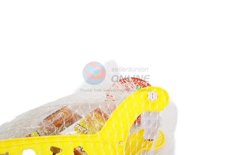 Bottom price kids shopping trolley kitchen set toys