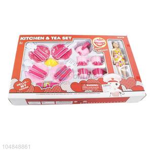 Factory directly sell kids kitchen&tea set toys