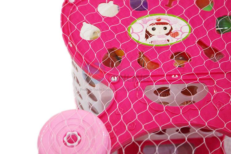 High sales kids shopping trolley kitchen set toys