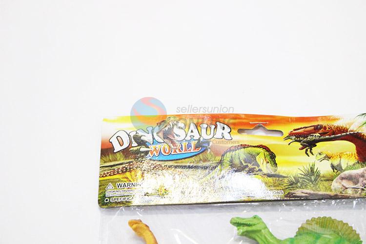 Cheap wholesale plastic dinosaur model toy 6pcs