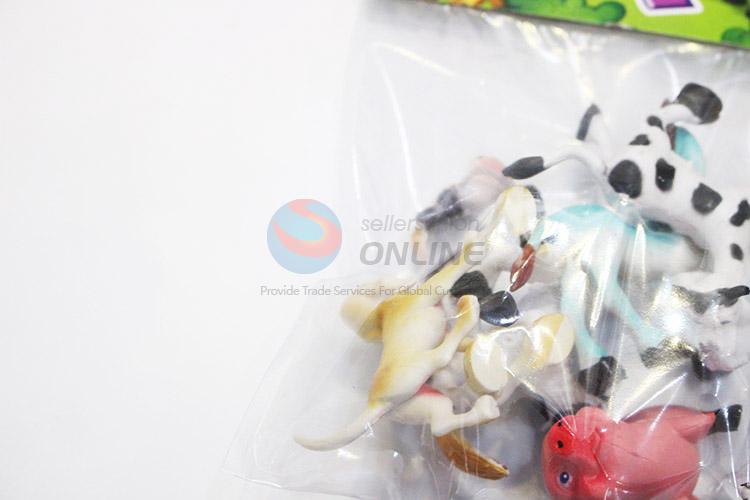 Competitive price plastic farm animals 6pcs