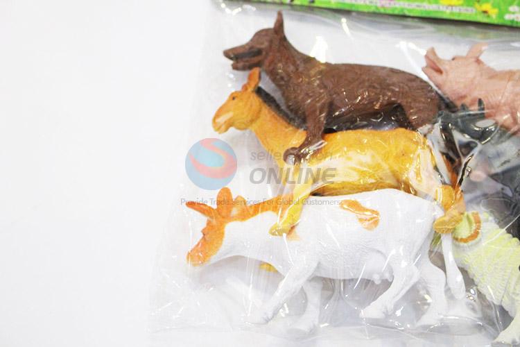 Premium quality plastic farm animals 6pcs