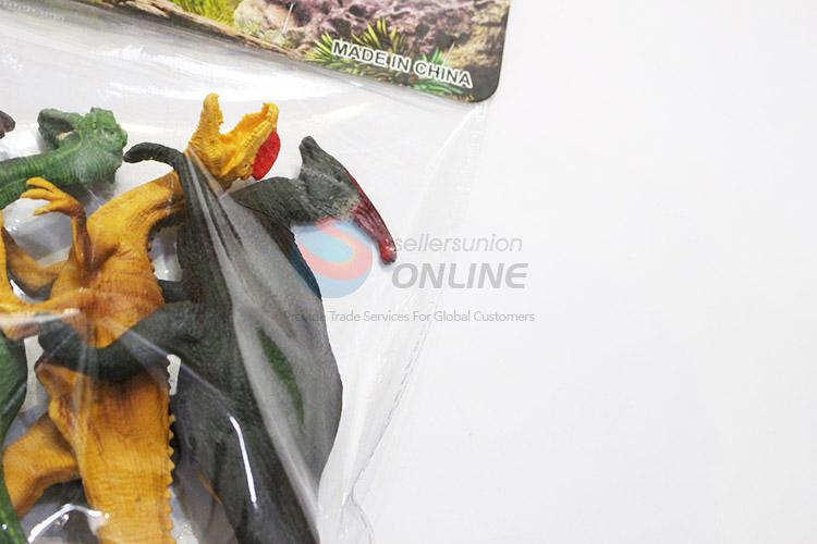 Recent design plastic dinosaur model toy 4pcs