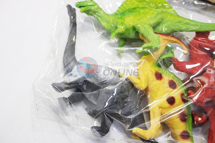 Fancy cheap plastic dinosaur model toy 4pcs