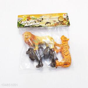 Premium quality plastic jungle animal toy 3pcs