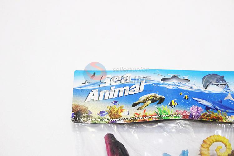 High quality plastic sea animals 6pcs