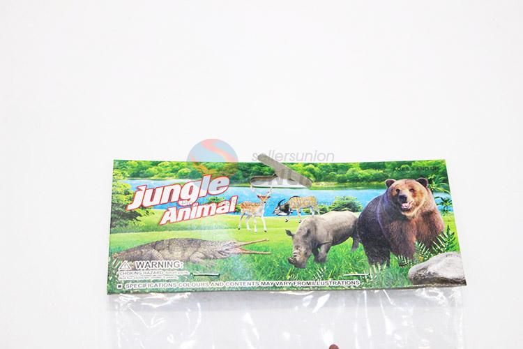 Made in China plastic jungle animal toy 12pcs