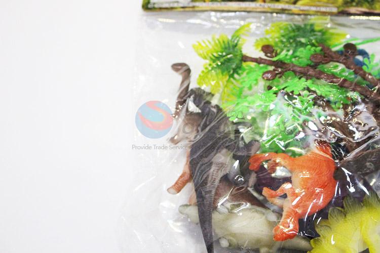 Bottom price plastic dinosaur model toy 12pcs