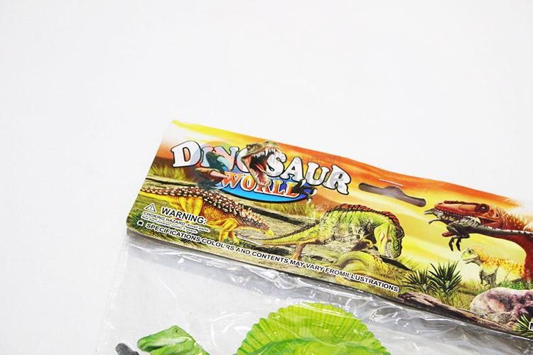 Fancy cheap plastic dinosaur model toy 4pcs