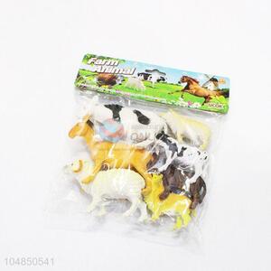 Low price plastic farm animals 7pcs