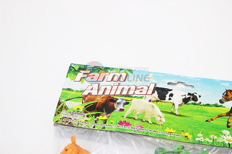 Direct factory plastic farm animals 4pcs