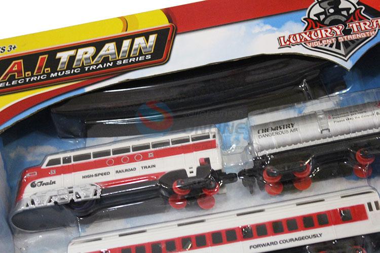 Customized wholesale kids electric train track toy