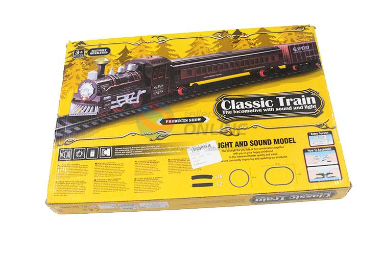 Super quality kids electric train track toy