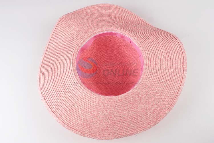 High Sales Summer Floppy Foldable Paper Straw Hat Womens