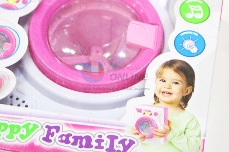 China Factory Children Play House Simulation Full Automatic Roller Washing Machine Toys