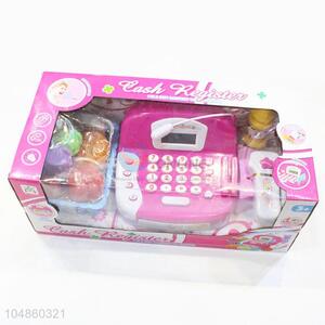 Pink Color Latest Design Children Play House Toy Simulation Smart Cash Register Pretend Play Toys