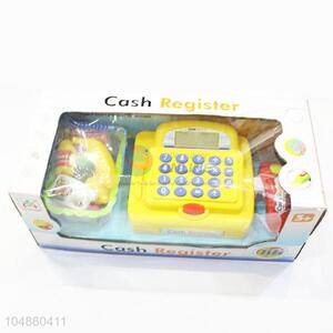 Wholesale Yellow Color Nice Kids Play Smart Cash Register Set