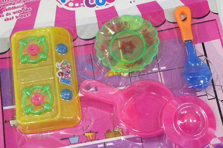 Direct factory plastic kitchenware set toy