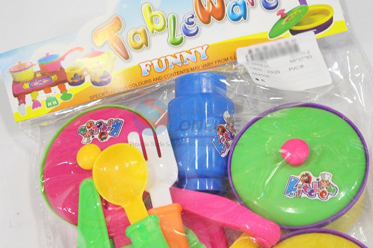 Factory directly sell plastic tableware/dishware set toy