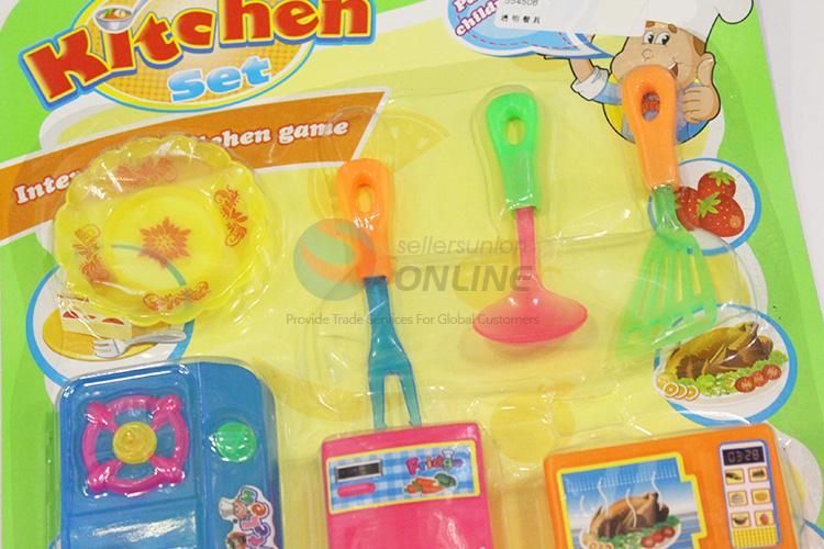 Most popular wholesale plastic kitchenware set toy