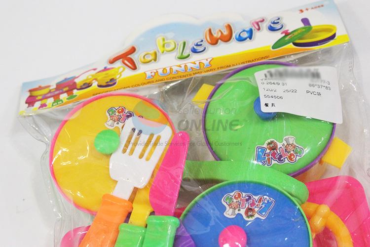 Wholesale cheap plastic tableware/dishware set toy