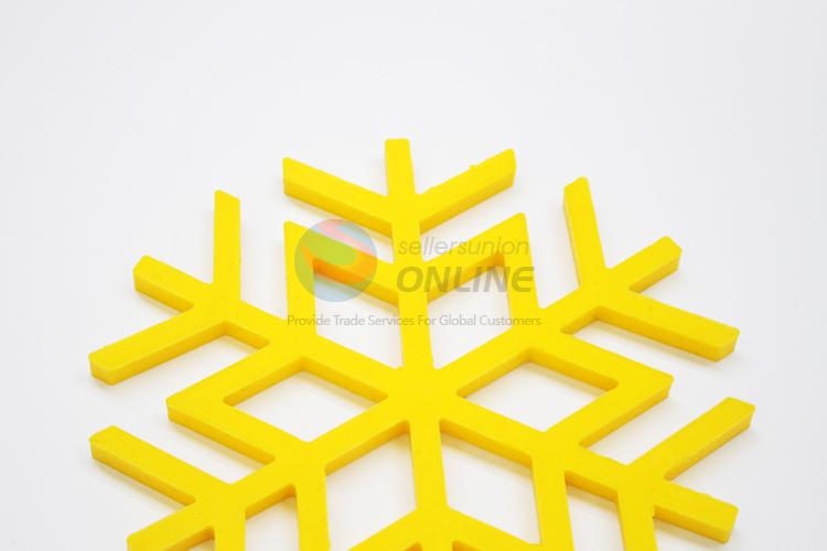 Wholesale silicone heat resistant snowflake placemat