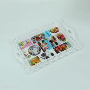 Low price new arrival plastic salver