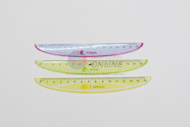 Superior Quality Kids Fruit Design Plastic Rulers Popular Plastic Ruler