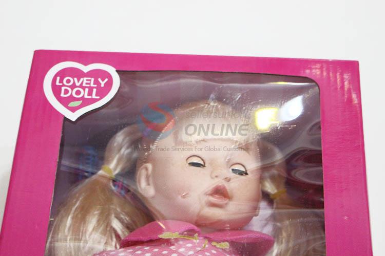 Factory wholesale girl doll toy with sound