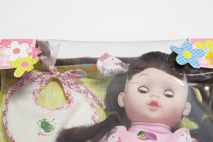 Recent design baby doll with dishware toy