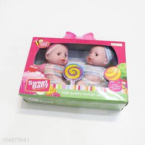 China factory 2pcs 8 inches doll toy girls toy