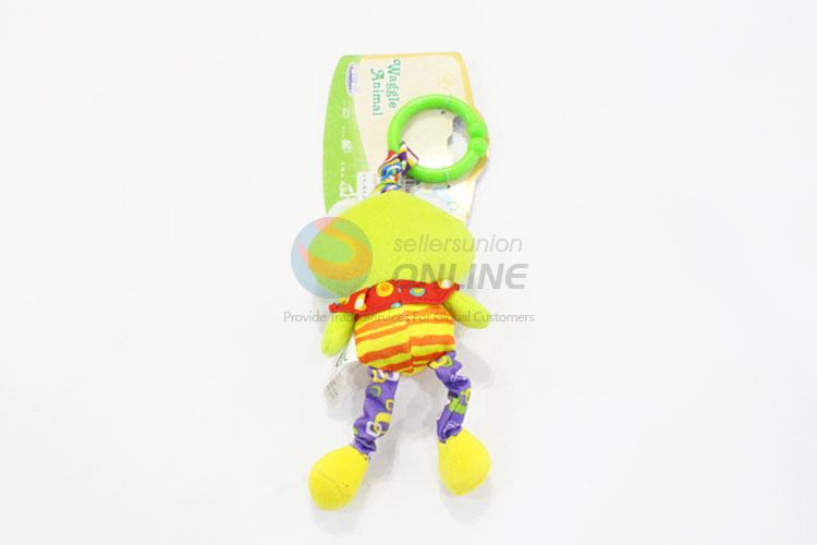 High sales frog shape plush waggle toy