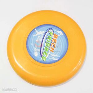 Factory Wholesale Yellow Color Plastic Flying Disc for Children