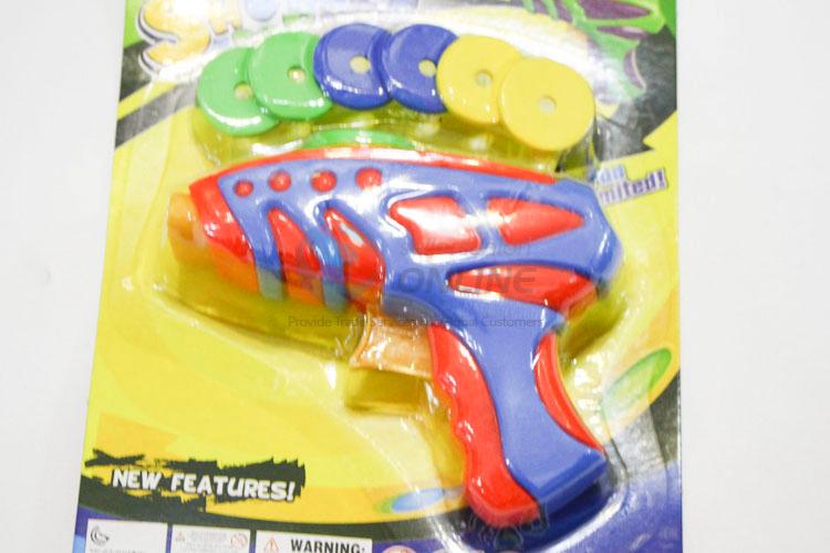 Latest Style Kids Plastic Toys Flying Saucer Gun Ball