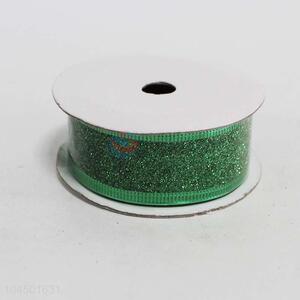 Glitter gift wrapping ribbon