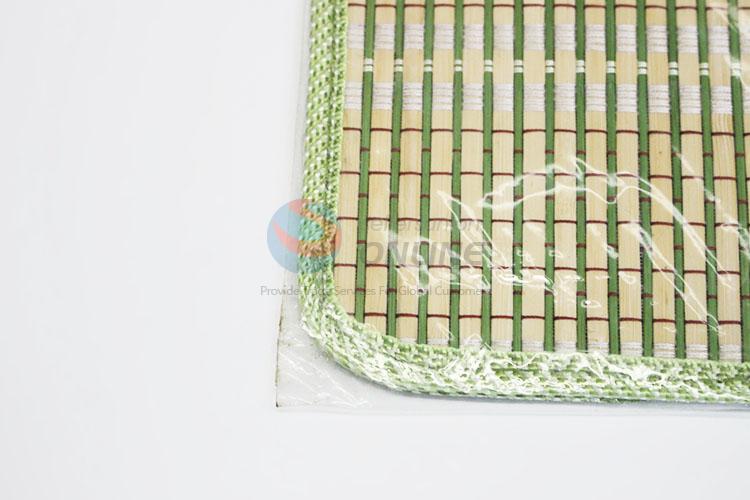 New Arrival Cheap Square Shaped Bamboo Weaving Material Kitchen Placemat Table Mat