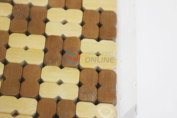 Top Quality Bamboo Mats Square Shaped Placemats for Coffee Cup