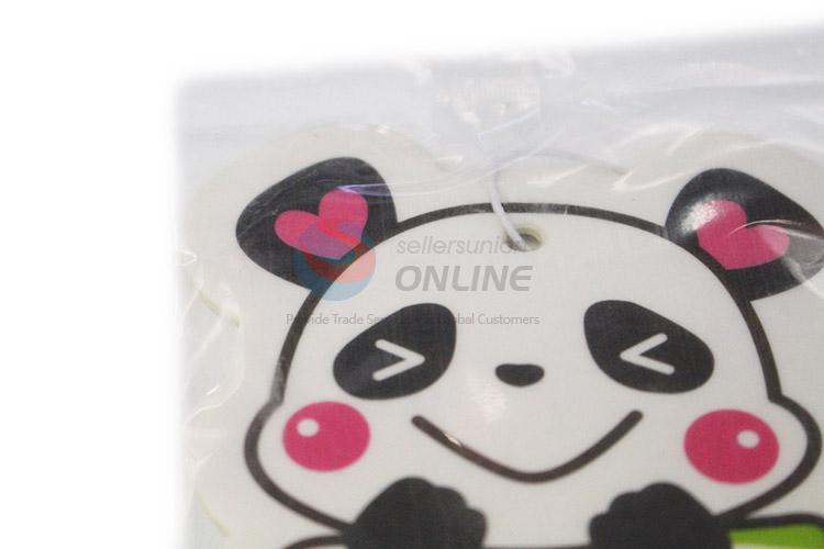 Resonable price hanging car air freshener panda shape