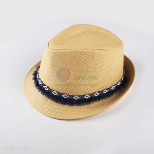 Cheap wholesale straw hat panama summer beach hat for women