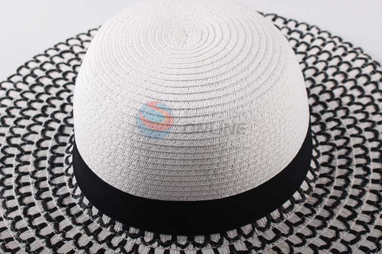 Wholesale premium quality women paper panama straw hat