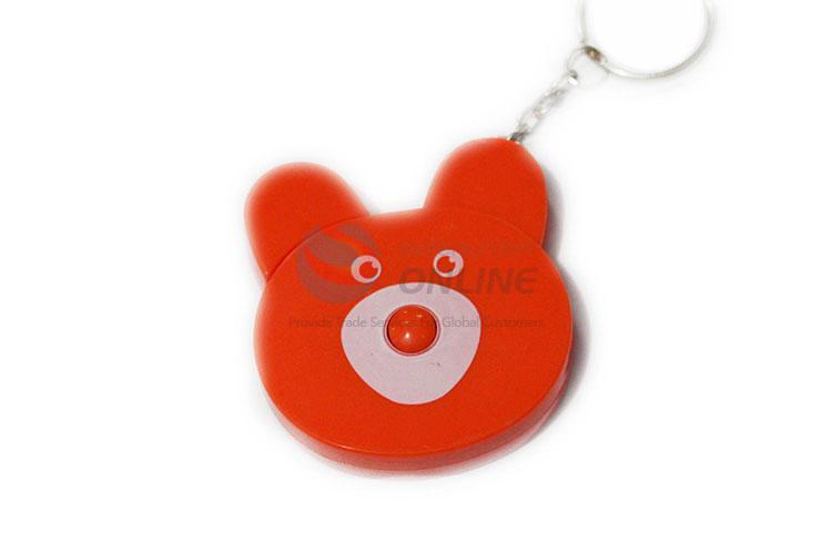 Creative Design Cartoon Bear Measure Tape Promotion Gift Tape With Key Ring