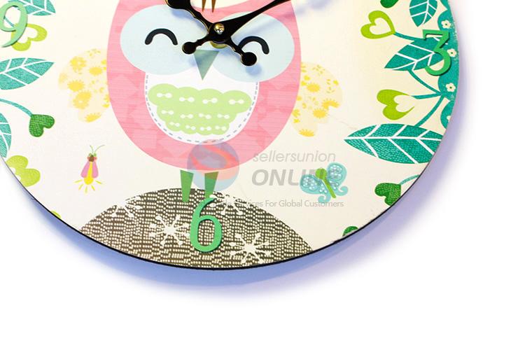 Premium quality round printed MDF wall clock