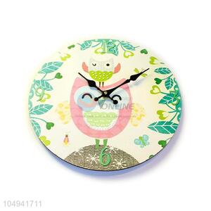 Premium quality round printed MDF wall clock