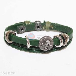 New Vintage Green PU Bracelet for Wholesale