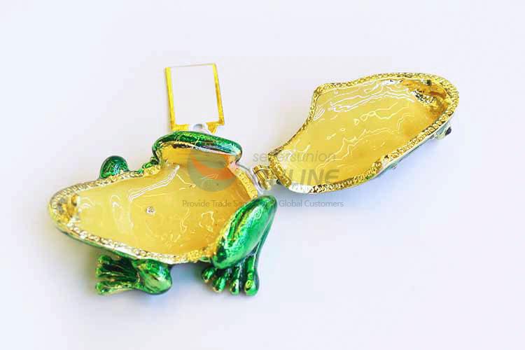 China Factory Supply Jewelry Box Frog Shape Packaging Wedding Gift Box