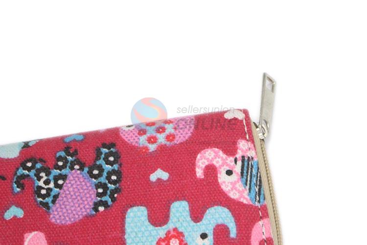 Best Price Cute Elephant Printing Female Clutch Women Purse Wallet