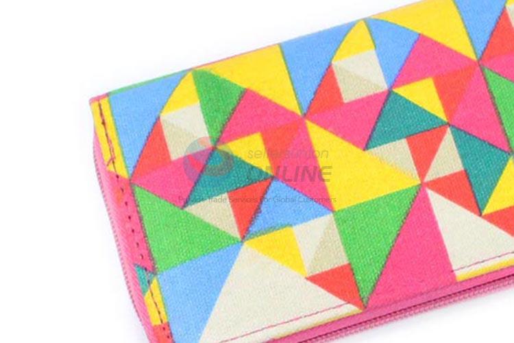 Superior Quality Geometric Patterns Women Wallets Female Card Holder Long Lady Clutch